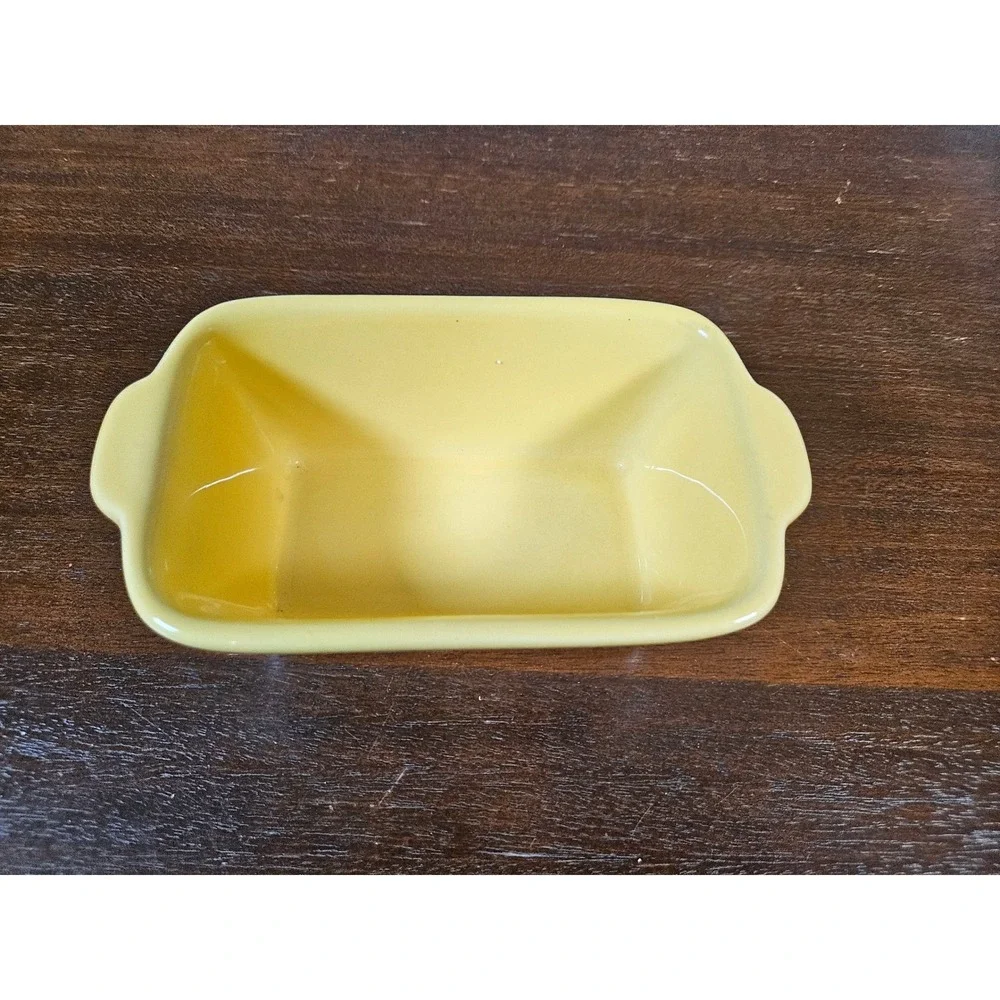 The Pioneer Woman Mini Loaf Pan Yellow Floral Breezy Blossom Stoneware